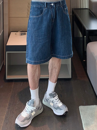 Shorts de Mezclilla Delgada para Hombre - Diseño Moderno y Fresco - Image 14
