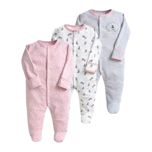 Conjunto de 3 Piezas para Bebé - Vestido de Mes Lunar en Caja de Regalo - Image 3