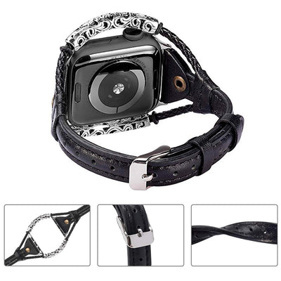 Pulsera Vintage de Cuero y Metal Artesanal - Image 16