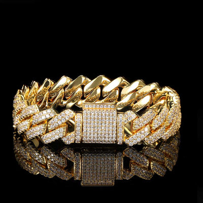 Pulsera Hip Hop Doble Fila 14mm - Estilo Urbano Premium - Image 9