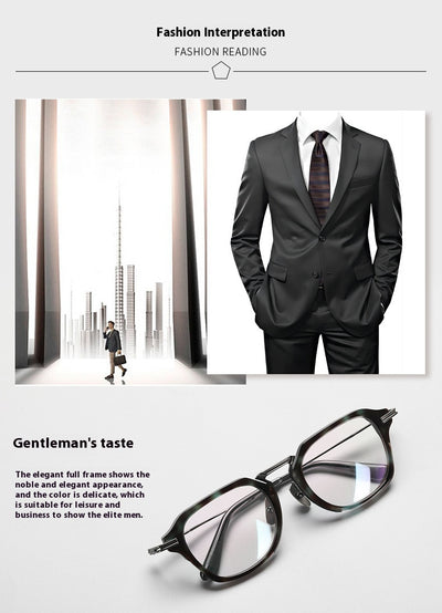 Gafas Retro de Titanio Puro con Montura de Lámina Metálica - Image 10