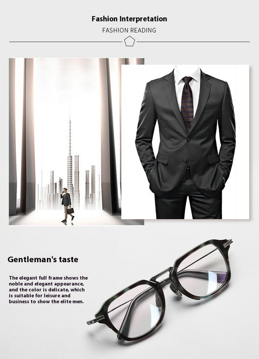 Gafas Retro de Titanio Puro con Montura de Lámina Metálica - Image 10