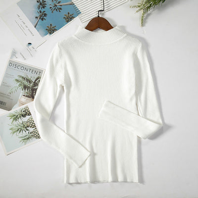 Suéter Cuello Alto Otoño Mujer - Pullover Elegante - Image 7