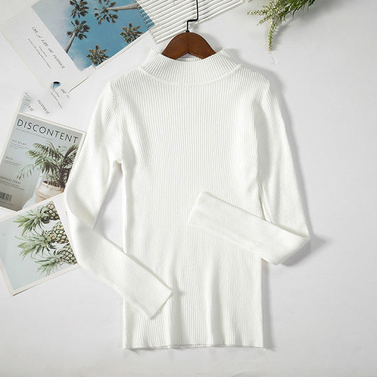 Suéter Cuello Alto Otoño Mujer - Pullover Elegante - Image 7