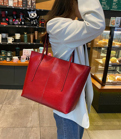 Bolso Tote de Cuero Encerado para Mujer - Bolsa de Hombro Elegante y Versátil - Image 15