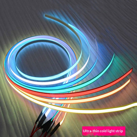 Tira LED Luz Fría Flexible de 1 Metro - Cortable y Adaptable