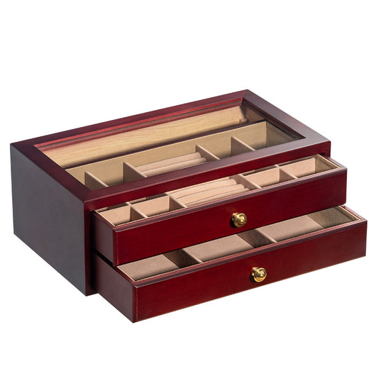 Joyero de Madera Maciza Lujo Multicapas Diseño Minimalista - Image 6