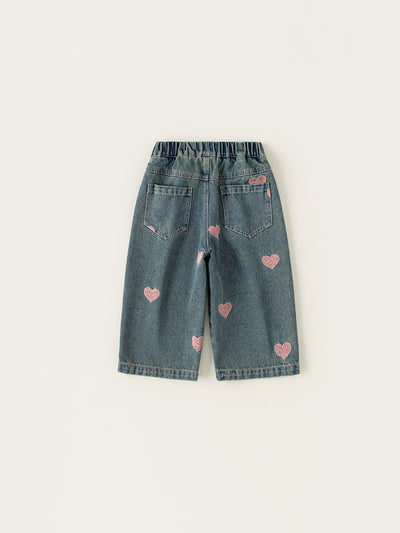 Pantalones Rectos Anchos para Niña - Estilo Casual Moderno - Image 2