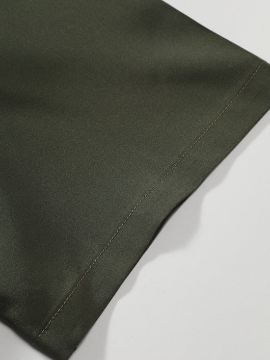 Camisa de Manga Corta Clásica para Hombre - Color Liso Verano - Image 17