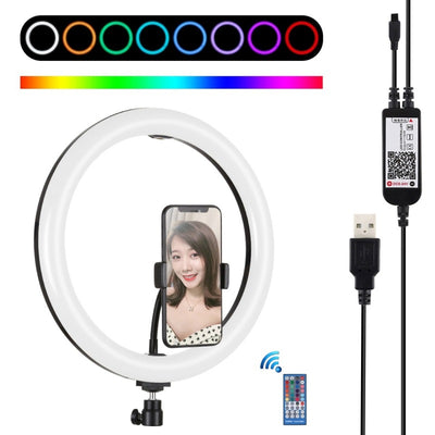 Aro de Luz LED Dimmable Dual Temperatura para Fotografía - Image 3