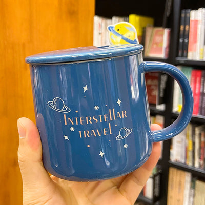 Taza de Café Personalizada de Cerámica con Tapa y Cuchara - Image 4