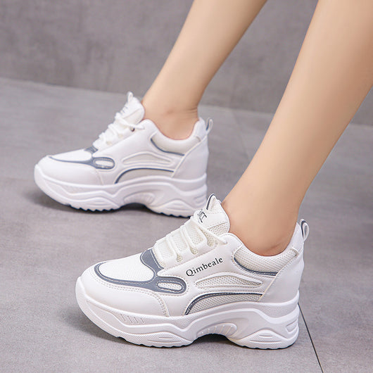 Tenis Deportivos con Plantilla Elevadora - Zapatillas Mesh Blancas Comodidad Máxima - Image 6