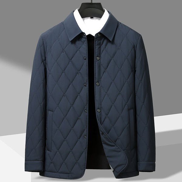Abrigo Acolchado de Algodón para Hombre - Otoño Invierno