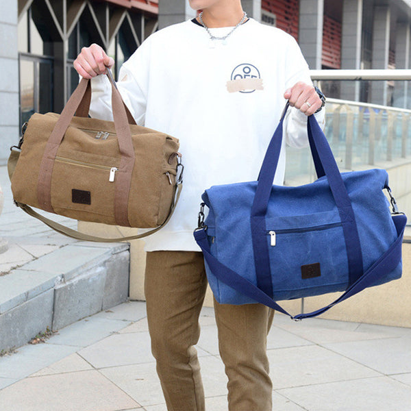 Bolsa de Viaje Canvas para Hombre - Duffel Resistente