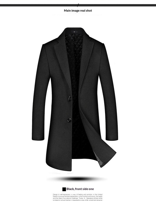 Abrigo Minimalista Slim Fit para Hombre - Image 18