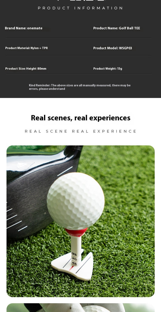 Marcador de Posición para Tee de Golf con Puntería Direccional - Image 15