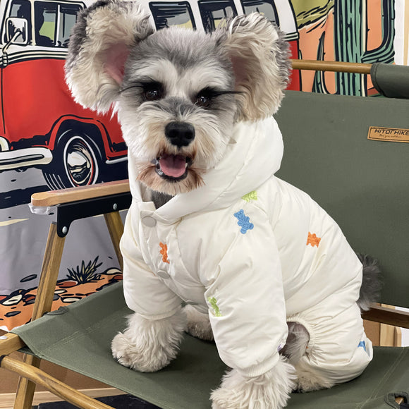 Abrigo Térmico con Capucha para Perros Pequeños - Chaqueta Acolchada para Schnauzer, Pomerania y Pug