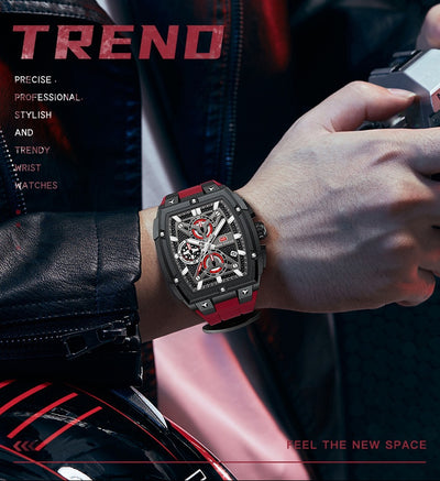 Reloj Hombre Arc Espejo Multicapa Hueco - Image 11