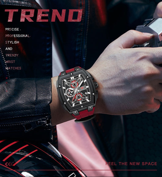 Reloj Hombre Arc Espejo Multicapa Hueco - Image 11