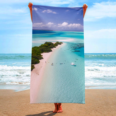 Toalla de Playa Cuadrada de Fibra Ultrafina Tejida Plana - Image 10