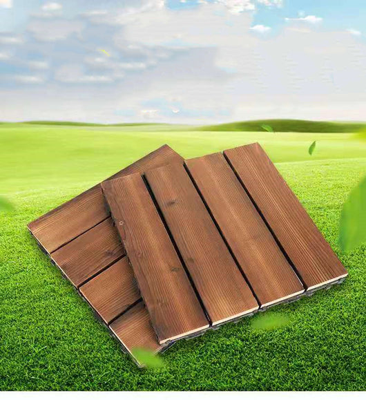 Piso de Madera para Terraza Exterior Anticorrosivo Modular - Image 11