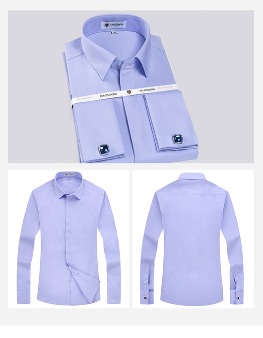 Gemelos Resistentes a Arrugas Estilo Francés para Camisas de Hombre - Image 12