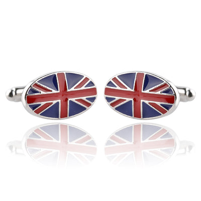 Gemelos Bandera Británica Geométricos para Camisa Francesa Hombre - Image 6