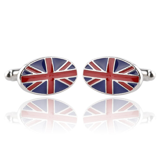 Gemelos Bandera Británica Geométricos para Camisa Francesa Hombre - Image 6