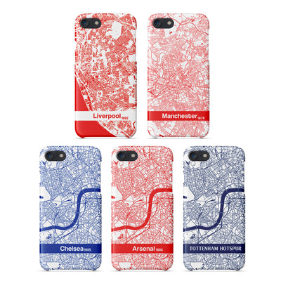 Funda Compatible con Apple - Diseño Mapa Arsenal Red Devils Liverpool - Image 15
