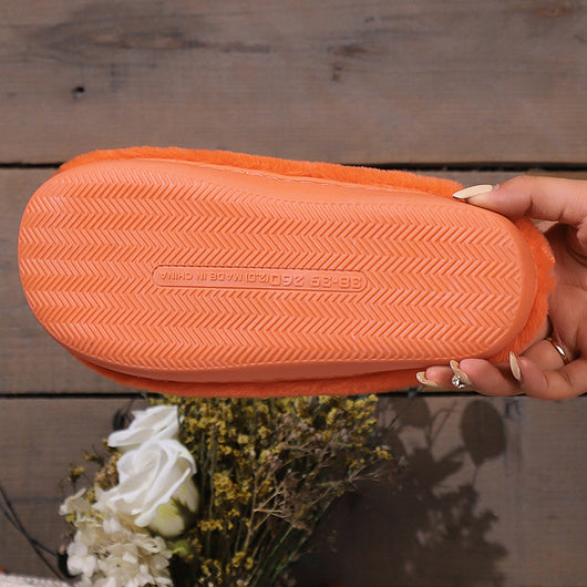 Pantuflas Cálidas de Calabaza Halloween - Cómodas Zapatillas Peluche para Casa - Image 7