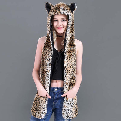 Conjunto Infantil 3 en 1: Gorro, Bufanda y Guantes con Diseño Animal de Peluche - Image 21