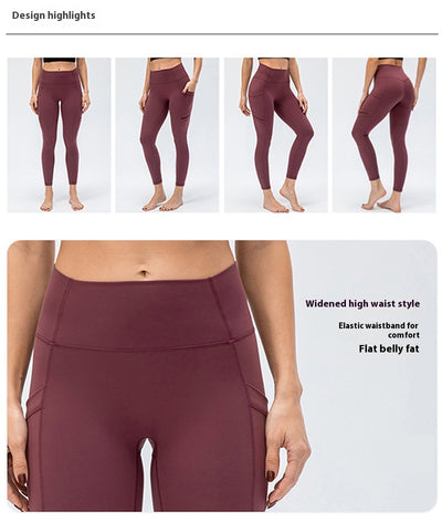 Pantalones de Sudadera Ajustados de Cintura Alta con Bolsillos Laterales - Image 26