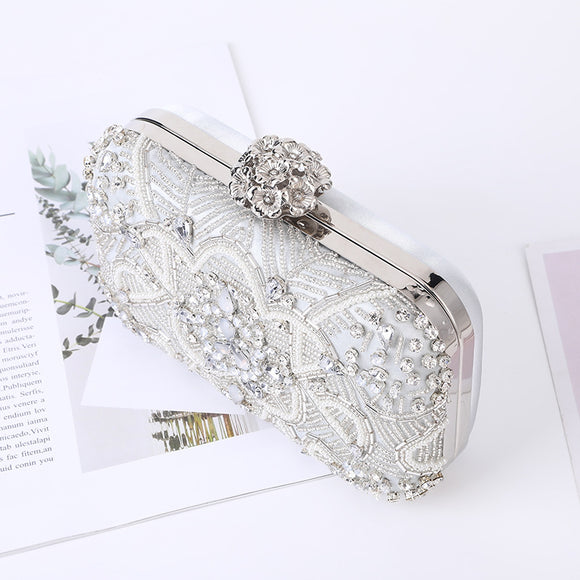 Bolso de Fiesta Elegante con Cristales Estilo Europeo
