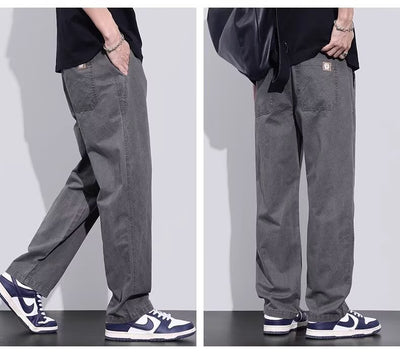 Pantalones de Trabajo Vintage Holgados para Hombre - Estilo Casual Americano - Image 12