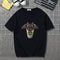 Playera Suelta Estampada Cuello Redondo Manga Corta para Hombre