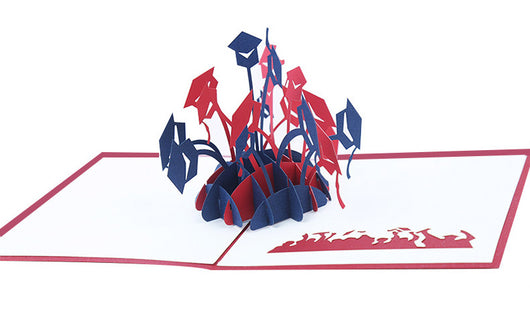 Tarjeta de Felicitación 3D Desplegable para Graduación - Image 7