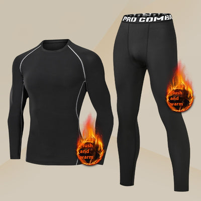 Mallas Térmicas Deportivas Hombre con Forro Polar - Ropa Interior Base Elástica - Image 11