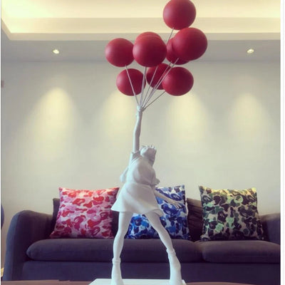 Escultura Decorativa Bubble Girl - Figura Artística para el Hogar - Image 13