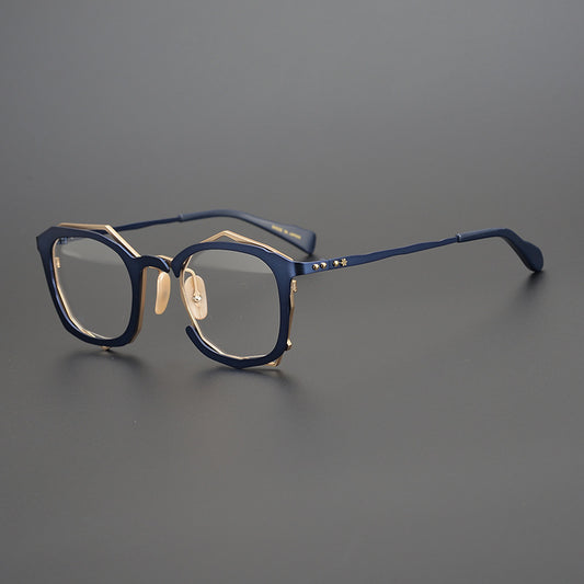 Lentes de Marco Irregular Artesanal con Opción de Graduación - Image 2