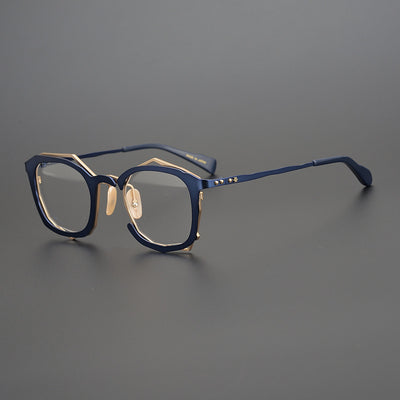 Lentes de Marco Irregular Artesanal con Opción de Graduación - Image 2