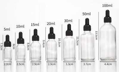 Botella Gotero de Vidrio Ámbar Protección Solar para Cosméticos - Image 5