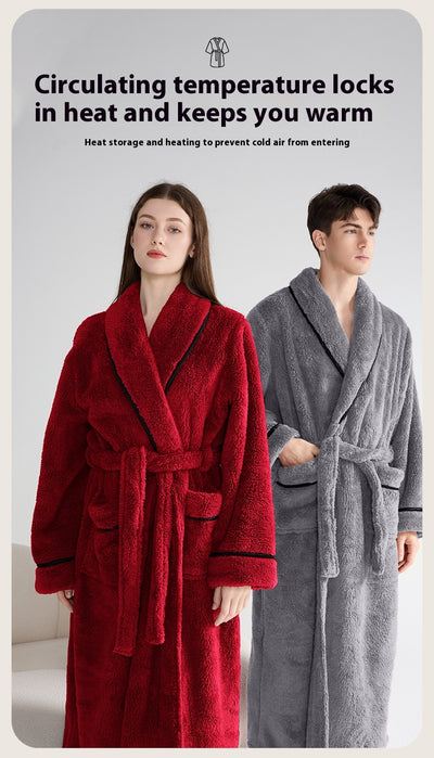Bata Térmica para Parejas - Abrigo Grueso Otoño Invierno - Image 17