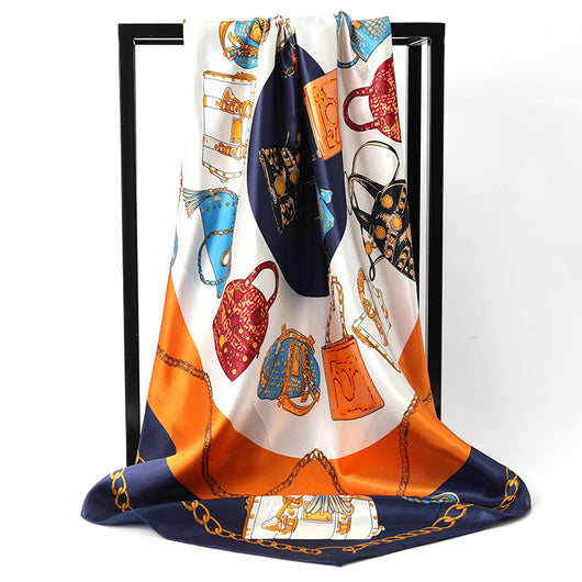 Pañuelo de Seda Estampado Leopardo - Accesorio Versátil para Cualquier Ocasión - Image 10