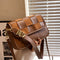 Bolso Bandolera Cuadrado Pequeño Textura Tejida Mate Otoño Invierno