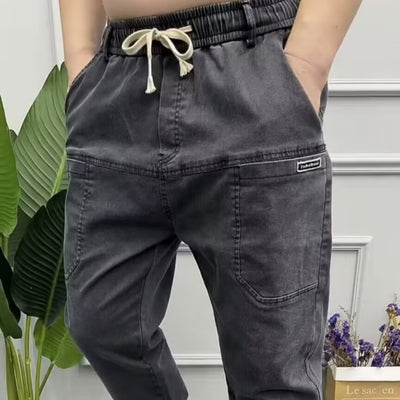 Pantalones Denim Rectos Talla Grande Primavera - Cómodos y Versátiles
