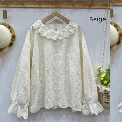 Blusa Suelta Bordada Estilo Artístico - Versátil y Cómoda - Image 4