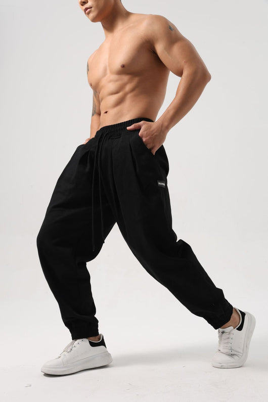 Pantalones Deportivos de Algodón Holgados para Hombre - Image 20