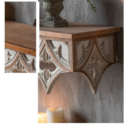 Estante Decorativo Floral Estilo Pastoral para Pared - Image 12