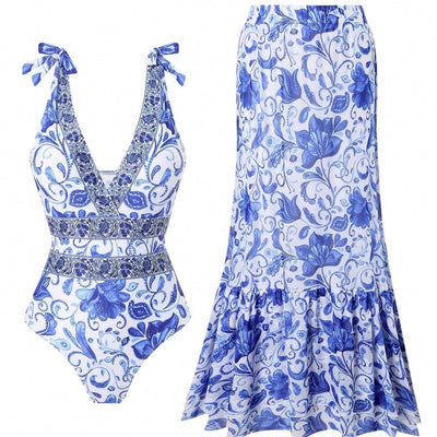 Traje de Baño Enterizo Étnico para Mujer - Image 4