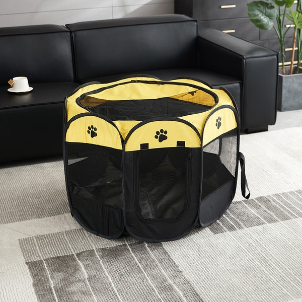 Corral Octagonal Plegable para Mascotas - Resistente al Agua